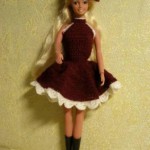 Вязанные платья для Барби, шить для Барби, выкройки для куклы, вязать Барби,куклы